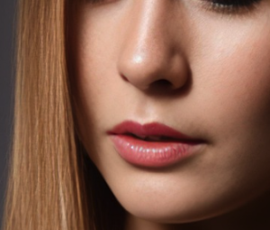 The chin of a person with an oblong/rectangular face shape.